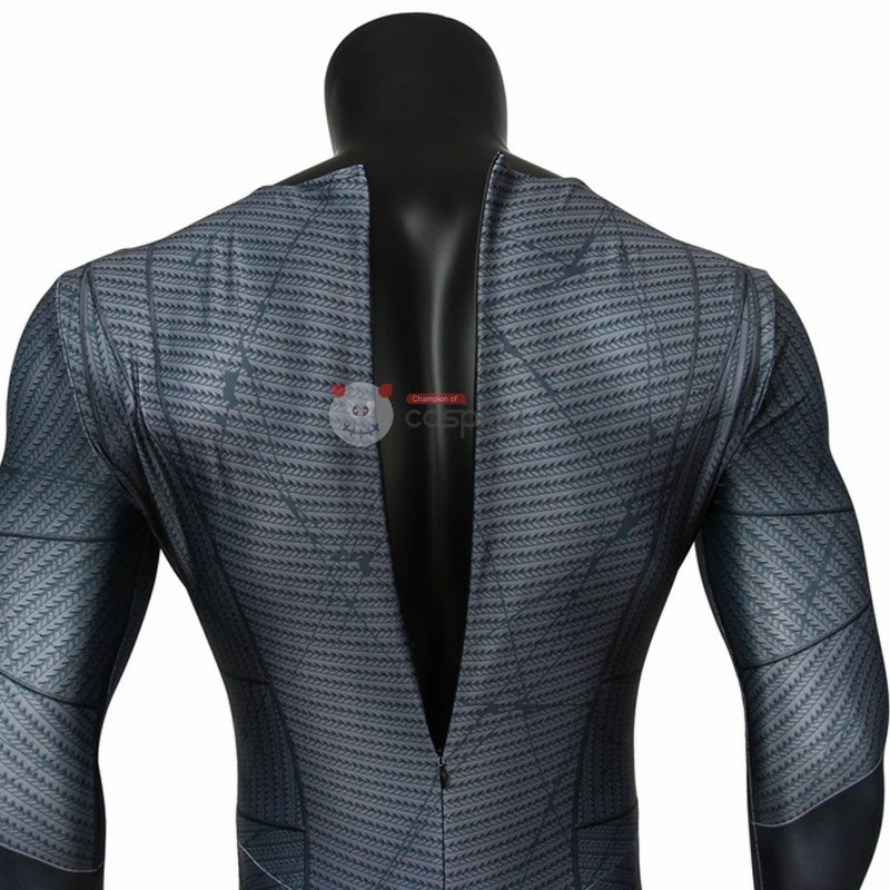 Black Bruce Wayne Zentai Polyester Jumpsuit Cosplay Costume
