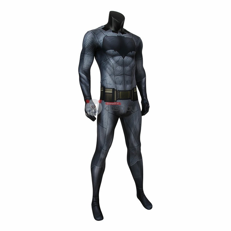 Black Bruce Wayne Zentai Polyester Jumpsuit Cosplay Costume