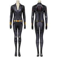 Natasha Romanoff Black Jumpsuit 2020 Movie Black Widow Cosplay Costume