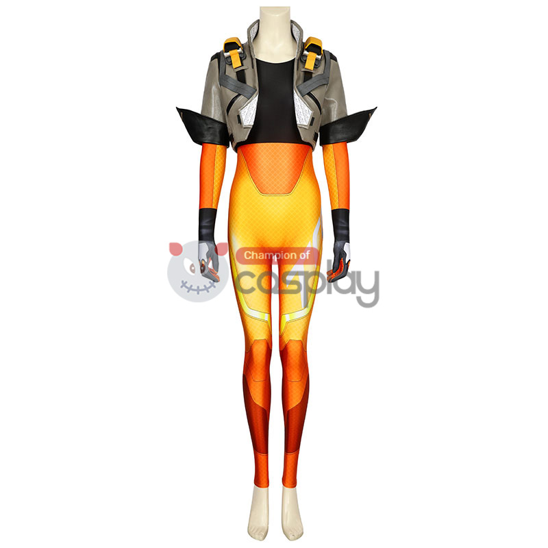 Overwatch Tracer Lena Oxton Cosplay Costume