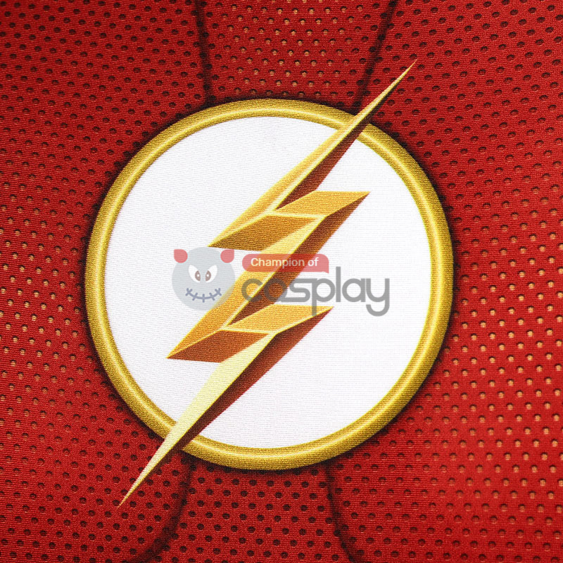 Barry Allen Jumpsuit Red Champion Cosplay Costumes