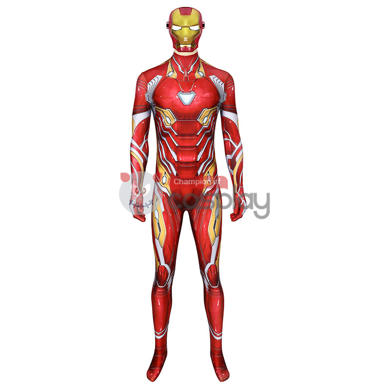 Iron Man Jumpsuit Marvel Avengers Iron Man Tony Stark Cosplay Costume