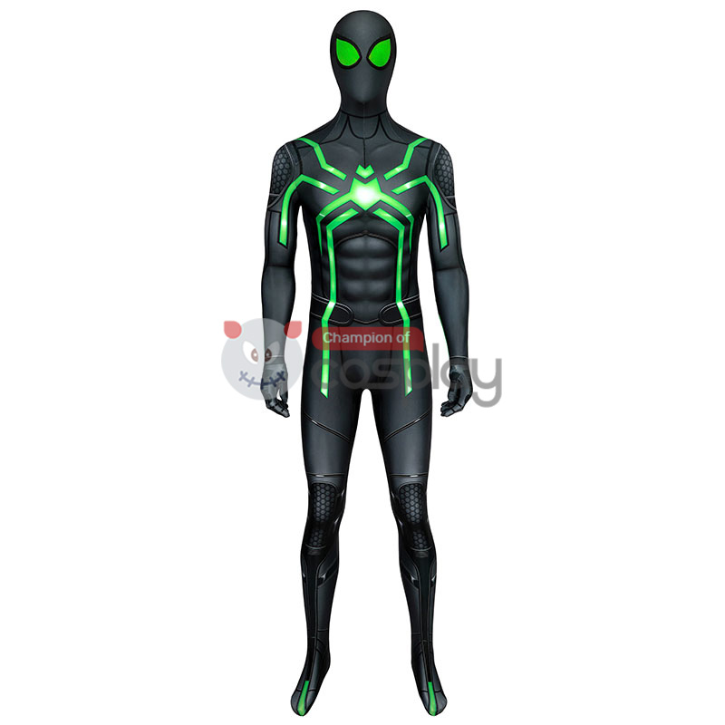 Spiderman Jumpsuit Spider Man PS4 Stealth Big Time Cosplay Costume Suit