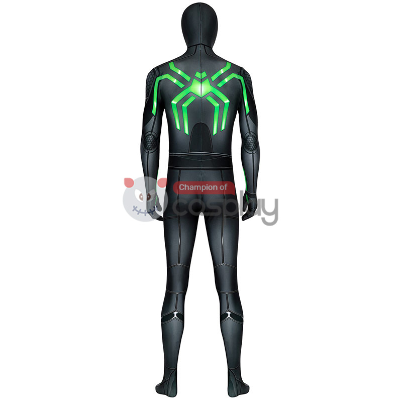 Spiderman Jumpsuit Spider Man PS4 Stealth Big Time Cosplay Costume Suit