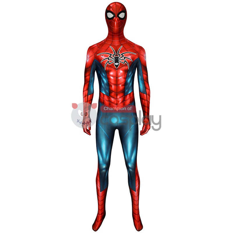 Spiderman Jumpsuit Spider Man PS4 Armour MK IV Zentai Cosplay Costume Suit