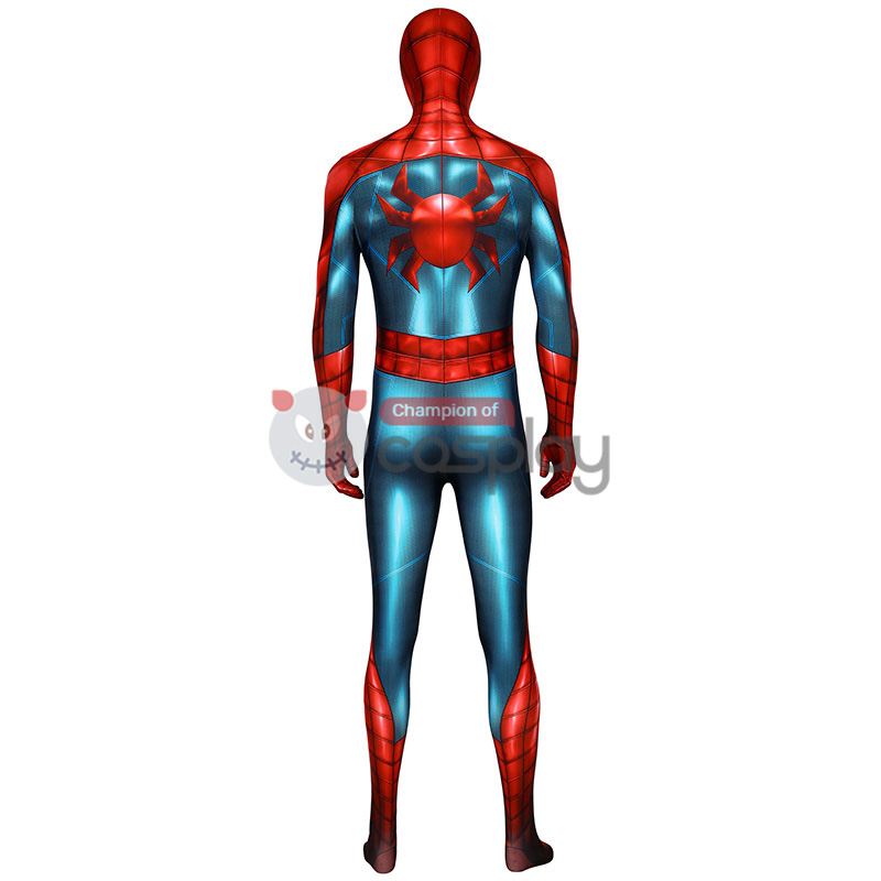 Spiderman Jumpsuit Spider Man PS4 Armour MK IV Zentai Cosplay Costume Suit
