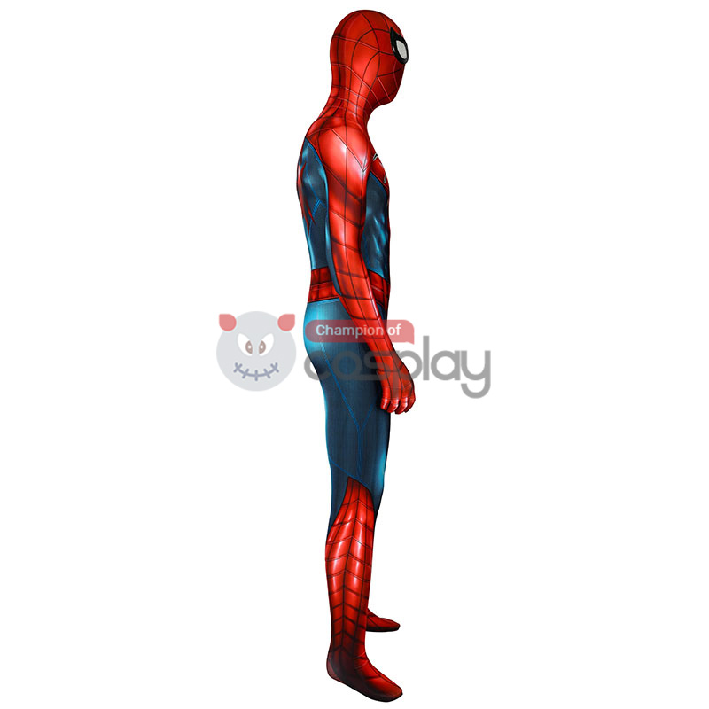 Spiderman Jumpsuit Spider Man PS4 Armour MK IV Zentai Cosplay Costume Suit