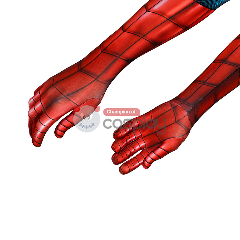 Spiderman Jumpsuit Spider Man PS4 Armour MK IV Zentai Cosplay Costume Suit