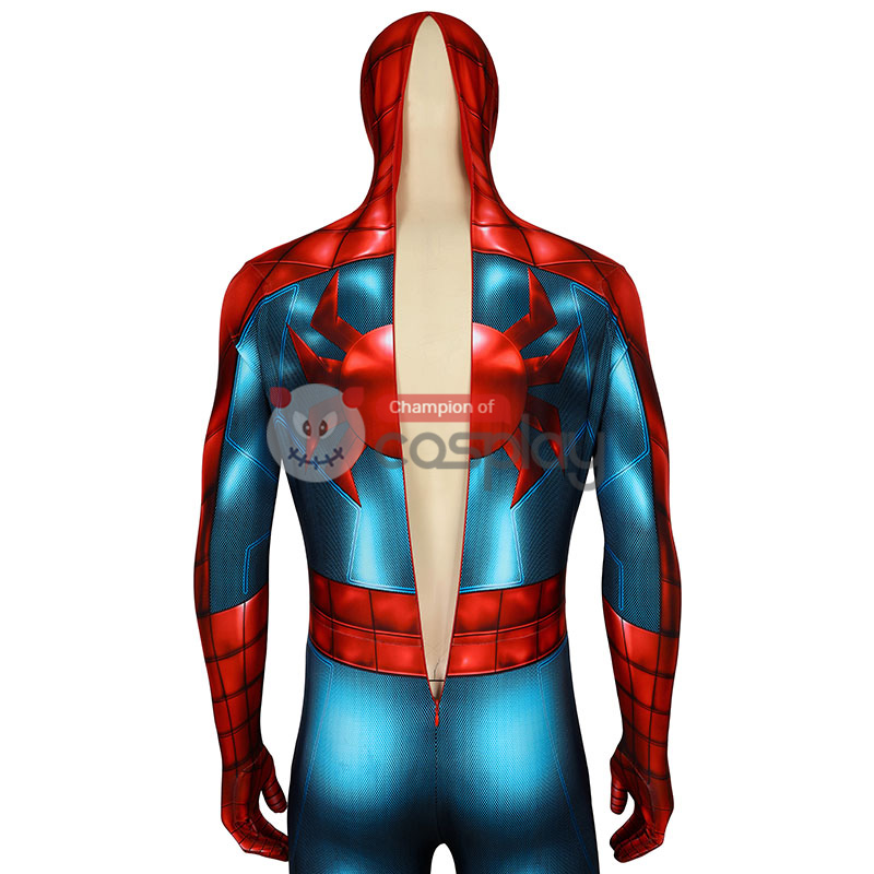 Spiderman Jumpsuit Spider Man PS4 Armour MK IV Zentai Cosplay Costume Suit