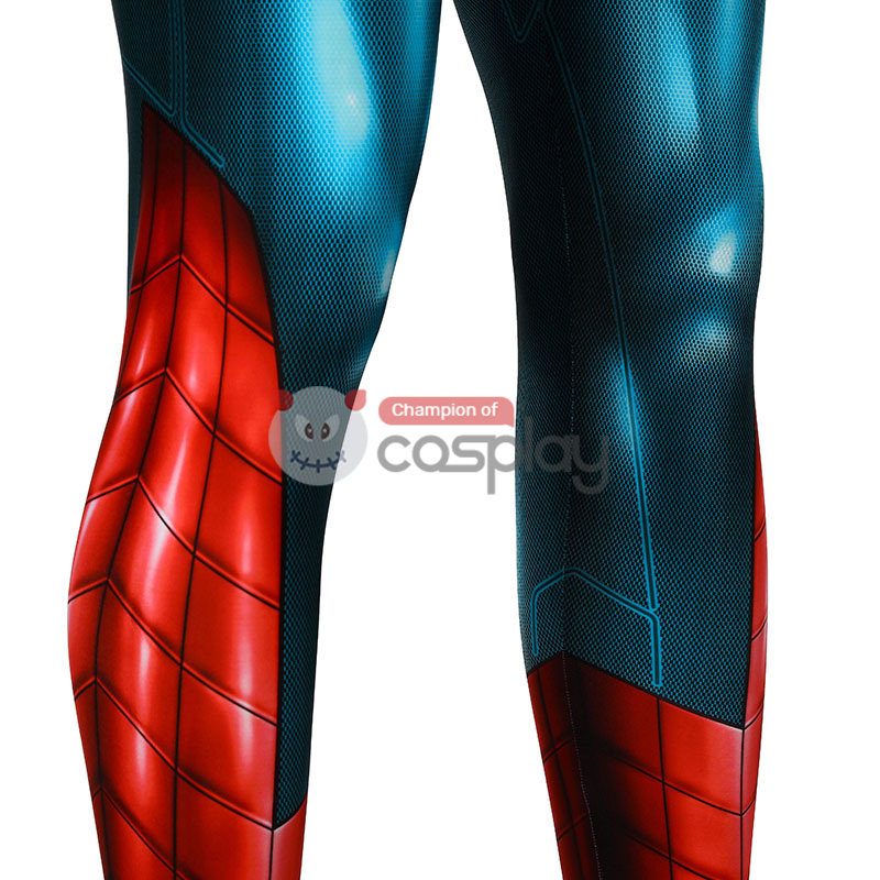 Spiderman Jumpsuit Spider Man PS4 Armour MK IV Zentai Cosplay Costume Suit