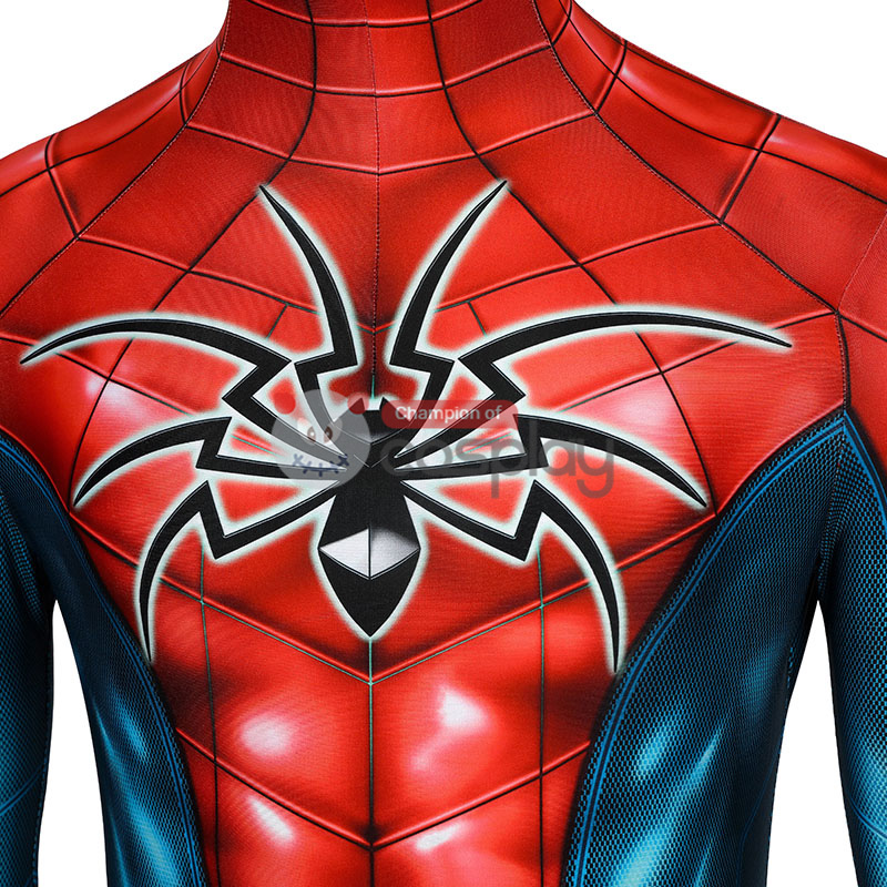 Spiderman Jumpsuit Spider Man PS4 Armour MK IV Zentai Cosplay Costume Suit