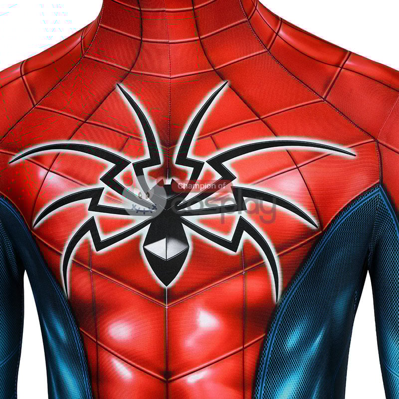 Spiderman Jumpsuit Spider Man PS4 Armour MK IV Zentai Cosplay Costume Suit