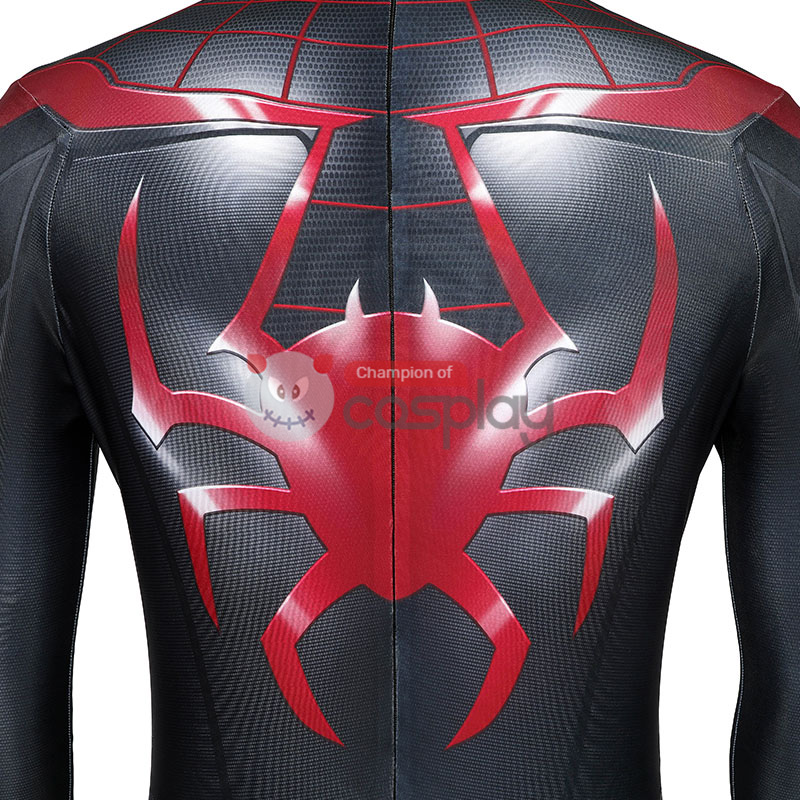 Spiderman Jumpsuit Spider Man PS5 Miles Morales Cosplay Costume