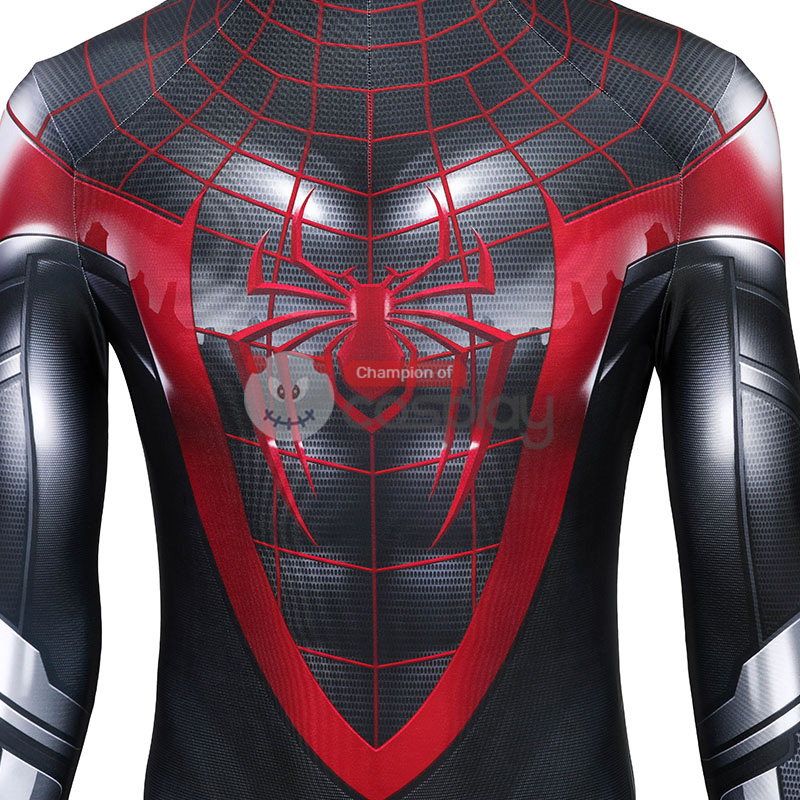 Spiderman Jumpsuit Spider Man PS5 Miles Morales Cosplay Costume