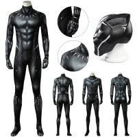 Ready To Ship Black Panther Jumpsuit T'Challa Cosplay Costumes