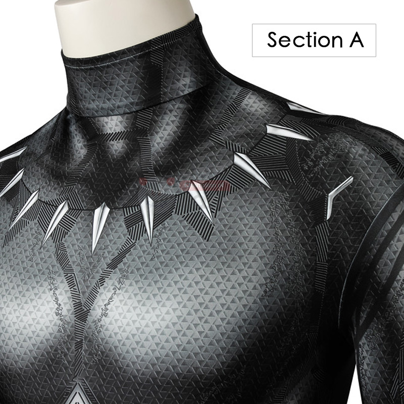 Ready To Ship Black Panther Jumpsuit T'Challa Cosplay Costumes