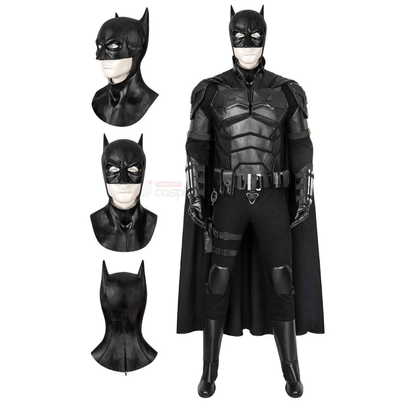 Robert Pattinson Costume 2022 Movie SuperHero Bruce Wayne Cosplay Suit