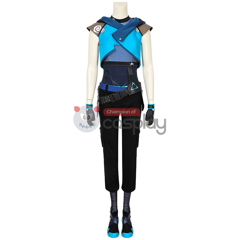 Valorant Jett Halloween Outfit Cosplay Costume 