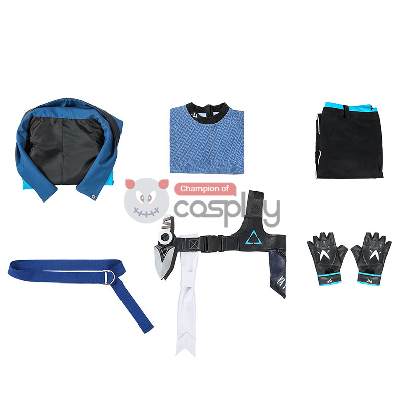 Valorant Jett Halloween Outfit Cosplay Costume