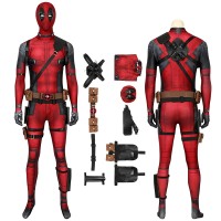 Deadpool Wade Wilson Jumpsuit Halloween Cosplay Costume