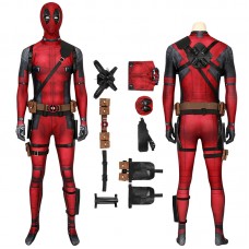 Deadpool Wade Wilson Jumpsuit Halloween Cosplay Costume