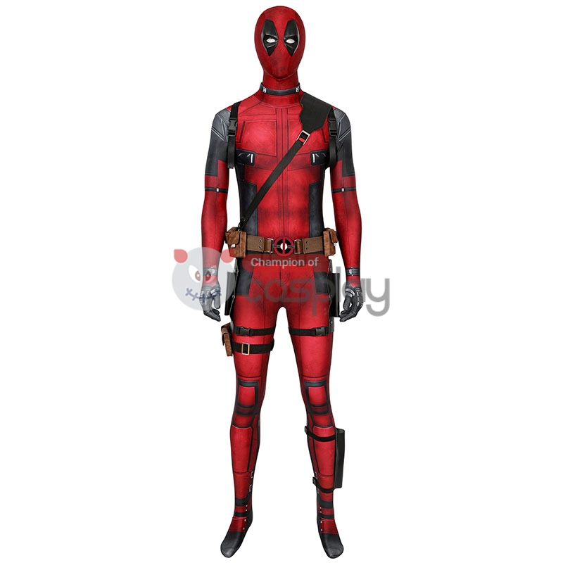 Deadpool Wade Wilson Jumpsuit Halloween Cosplay Costume