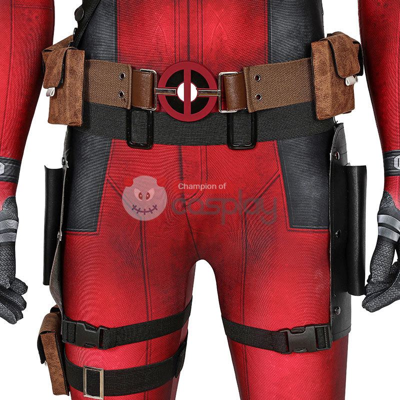 Deadpool Wade Wilson Jumpsuit Halloween Cosplay Costume
