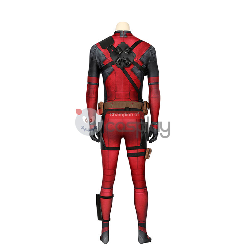 Deadpool Wade Wilson Jumpsuit Halloween Cosplay Costume