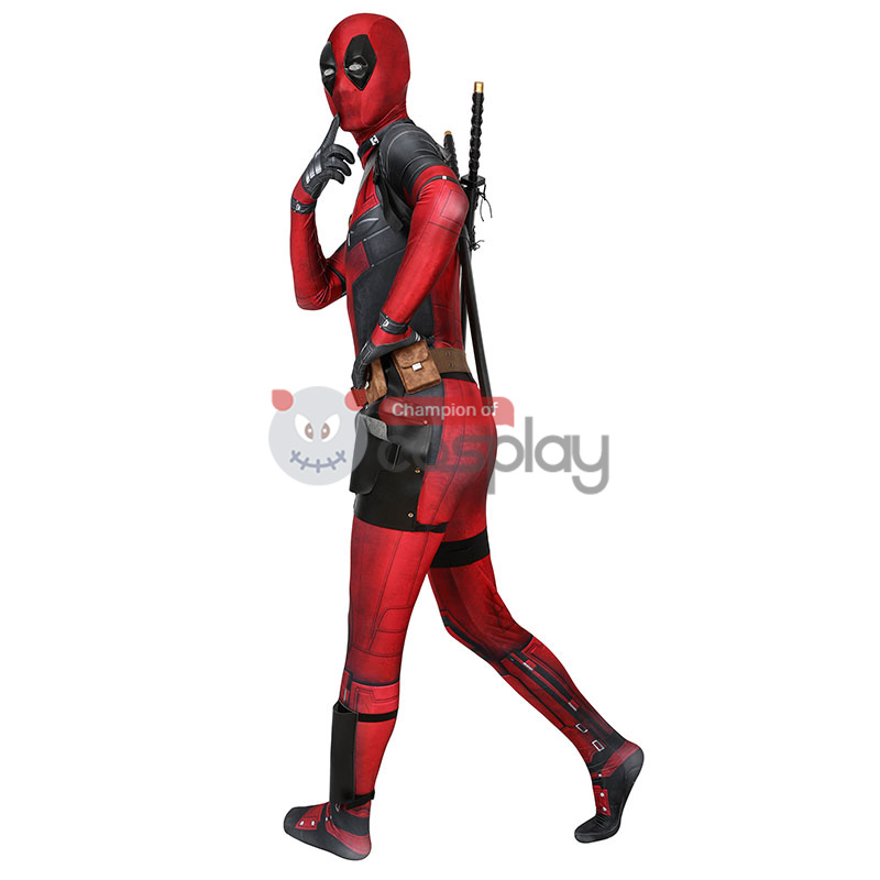 Deadpool Wade Wilson Jumpsuit Halloween Cosplay Costume