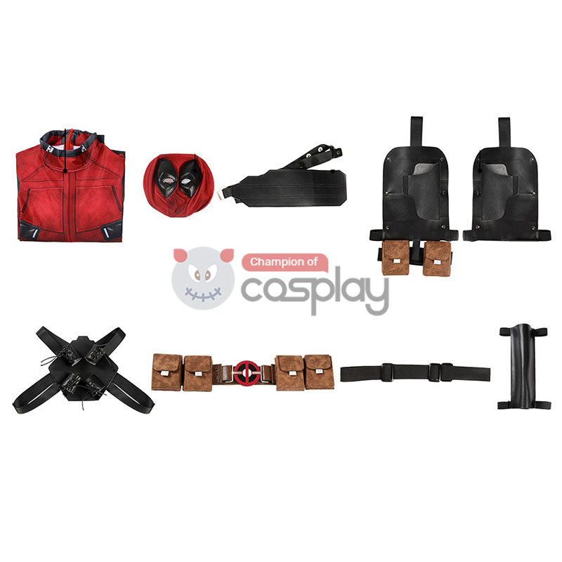Deadpool Wade Wilson Jumpsuit Halloween Cosplay Costume