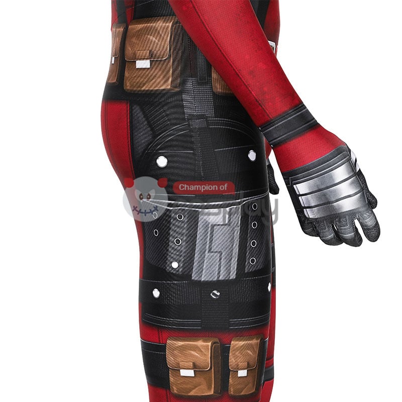 New Deadpool Wade Wilson Jumpsuit Cosplay Costume