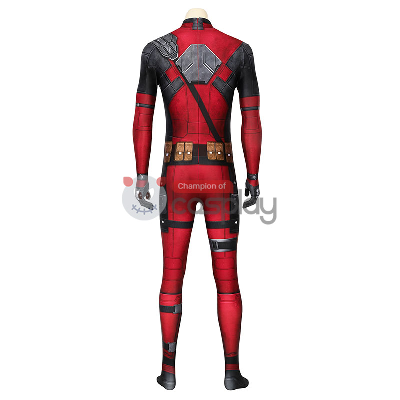 New Deadpool Wade Wilson Jumpsuit Cosplay Costume