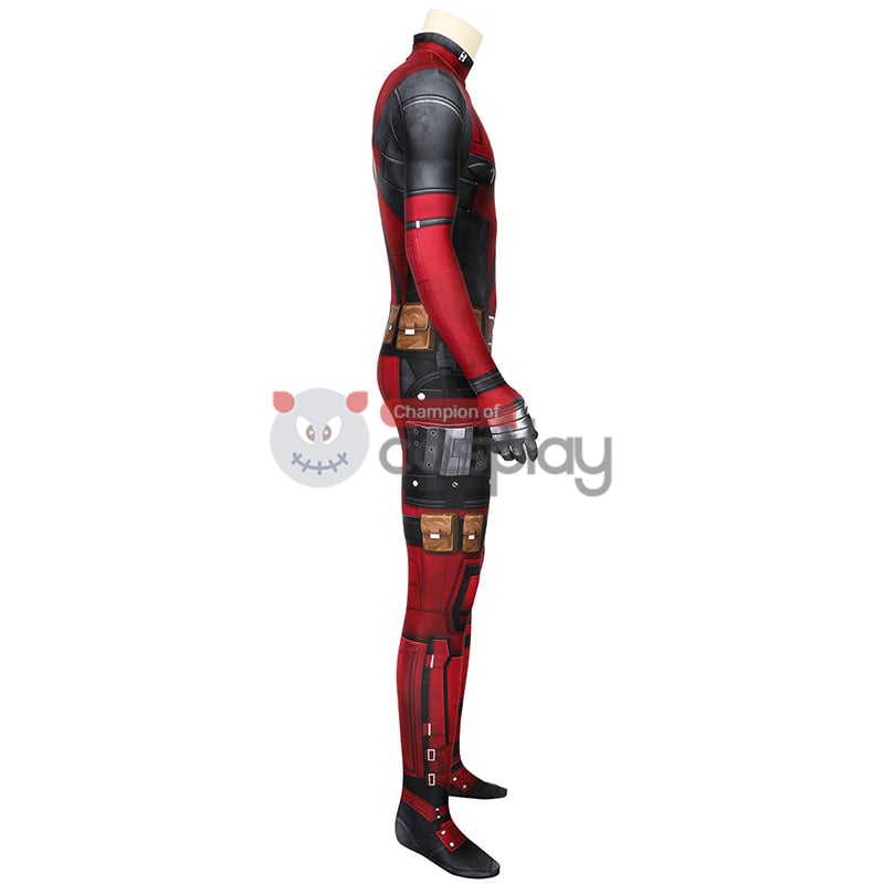 New Deadpool Wade Wilson Jumpsuit Cosplay Costume