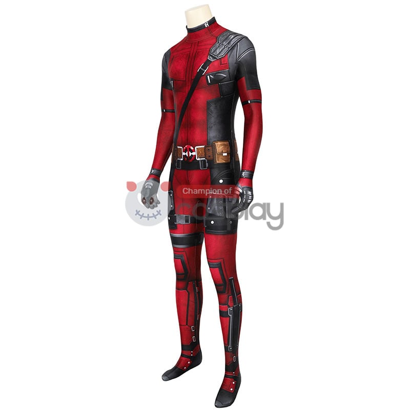 New Deadpool Wade Wilson Jumpsuit Cosplay Costume