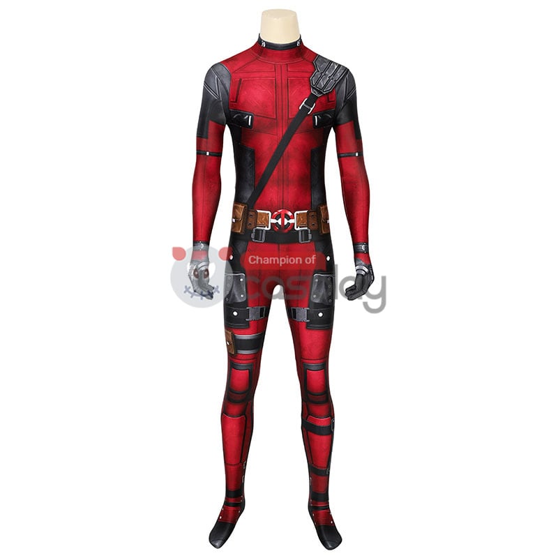 New Deadpool Wade Wilson Jumpsuit Cosplay Costume