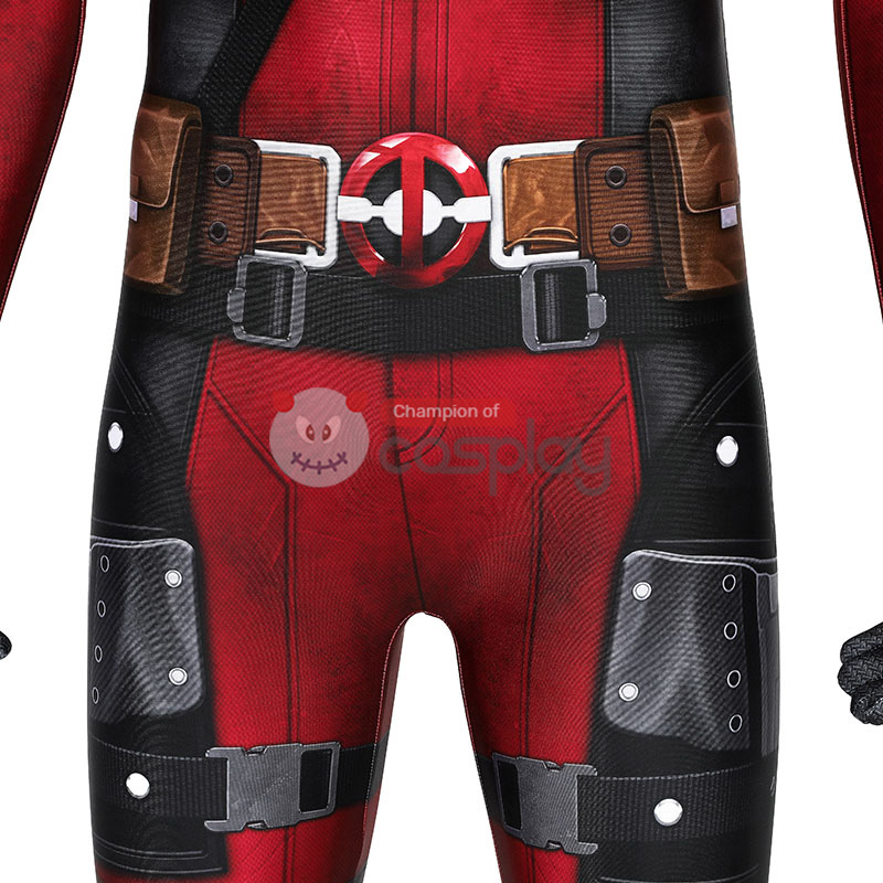 New Deadpool Wade Wilson Jumpsuit Cosplay Costume