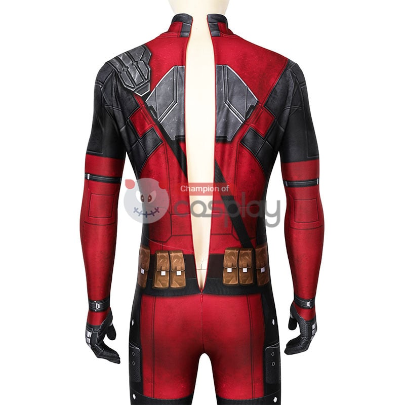 New Deadpool Wade Wilson Jumpsuit Cosplay Costume