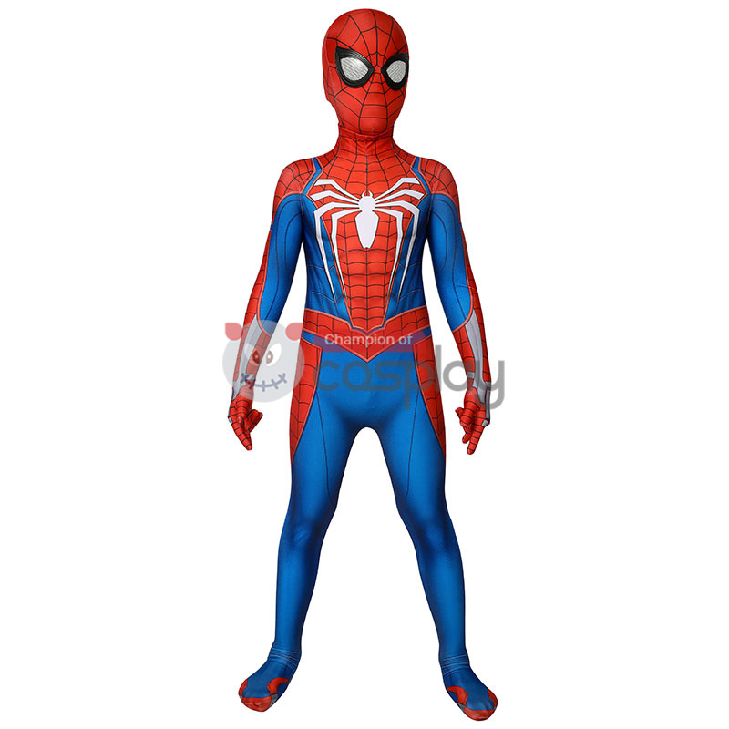 Kids Spiderman Jumpsuit Marvel Spider Man PS4 Cosplay Costume