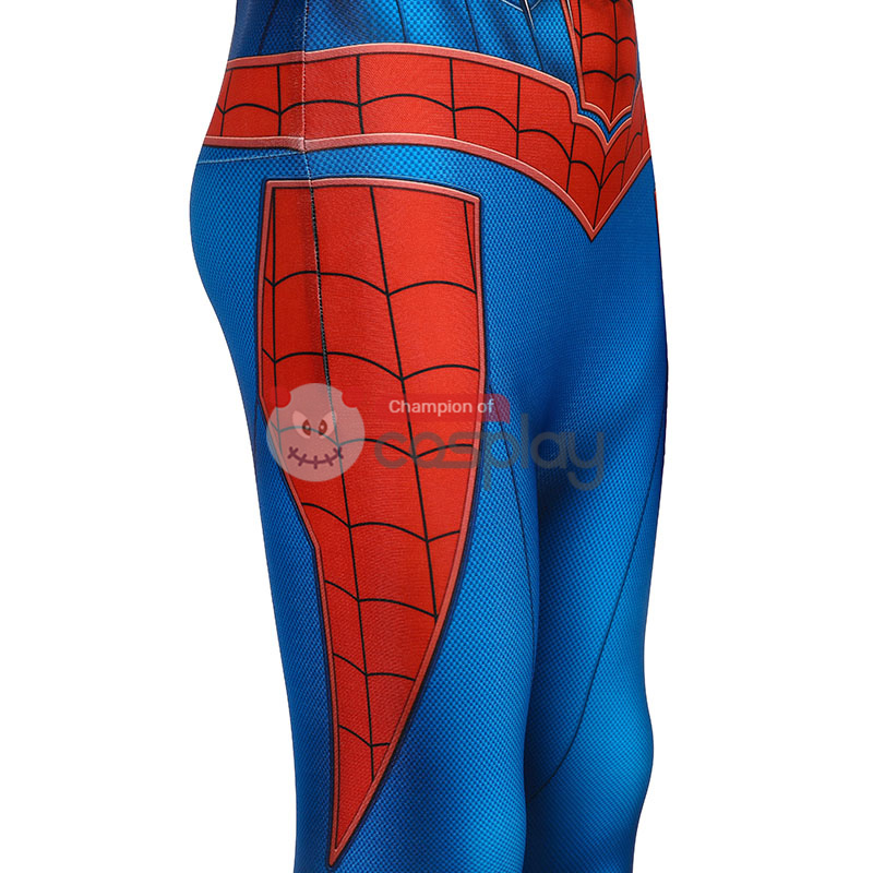 Kids Spiderman Jumpsuit Marvel Spider Man PS4 Cosplay Costume