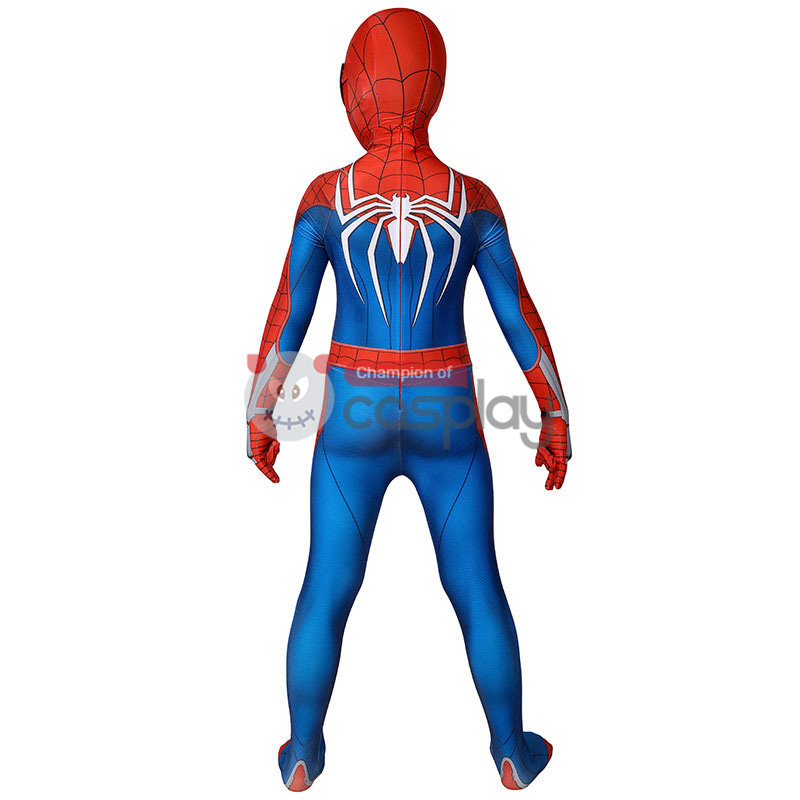 Kids Spiderman Jumpsuit Marvel Spider Man PS4 Cosplay Costume