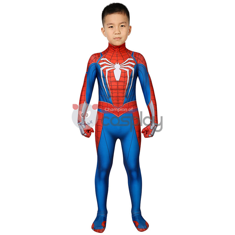 Kids Spiderman Jumpsuit Marvel Spider Man PS4 Cosplay Costume