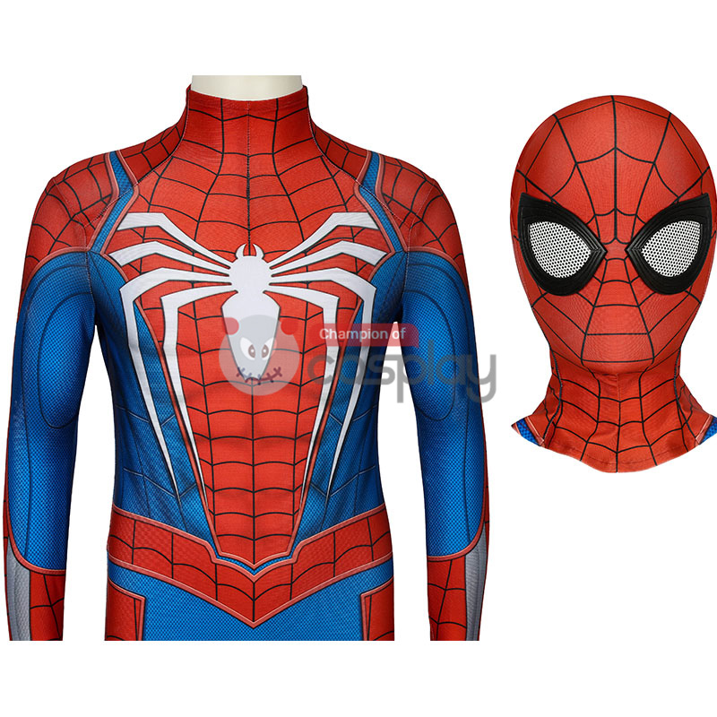 Kids Spiderman Jumpsuit Marvel Spider Man PS4 Cosplay Costume