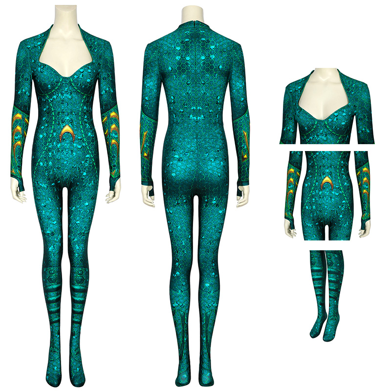 We Sell Aquawoman Jumpsuit Mera Cosplay Costume all over the world, Fastest...