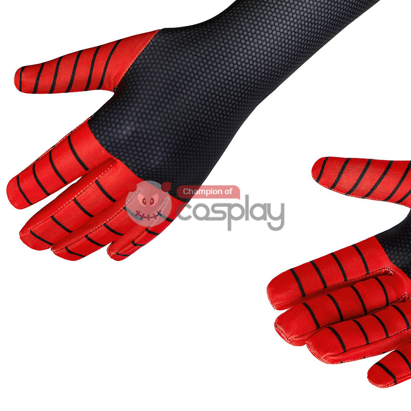 Kids Ultimate Spider Man Cosplay Costume Spiderman PS5 Miles Morales Jumpsuit