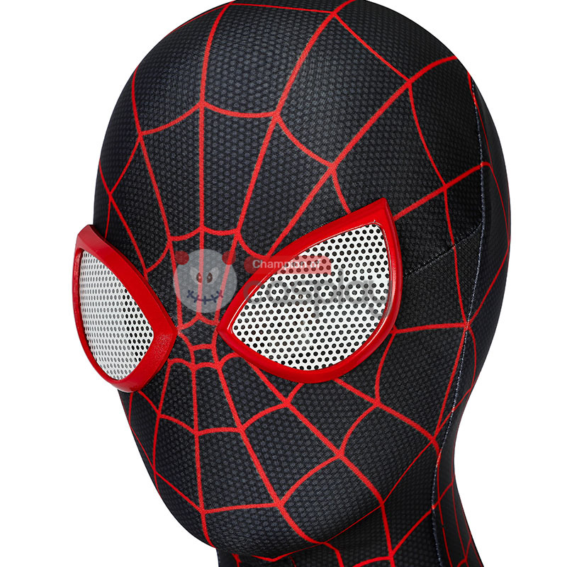 Kids Ultimate Spider Man Cosplay Costume Spiderman PS5 Miles Morales Jumpsuit