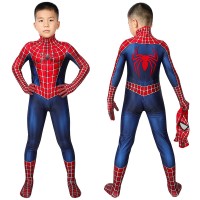 Kids Spider Man Tobey Maguire Cosplay Costume Edition Spiderman Jumpsuit