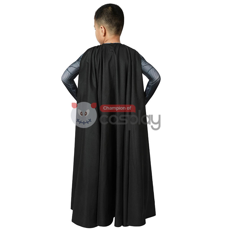 Kids Bruce Wayne Cosplay Costume Halloween Polyester Jumpsuit