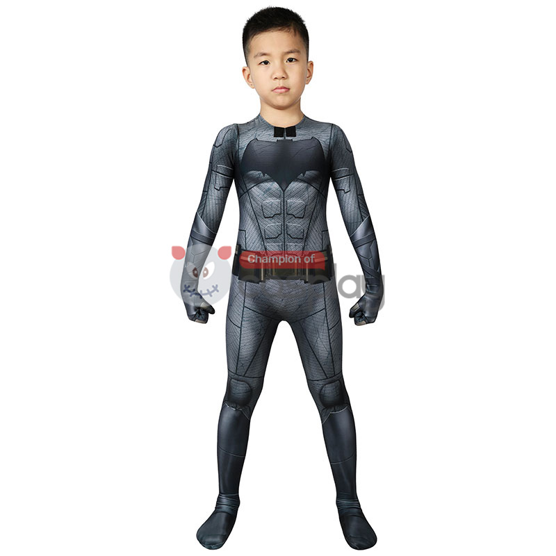 Kids Justice League Batman Cosplay Costume Batman Jumpsuit