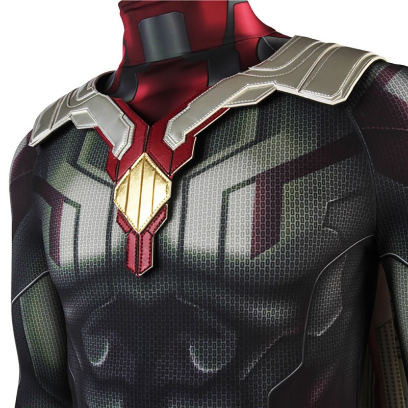 Vision Jumpsuit Wanda Vision Cosplay Costumes Simple Version
