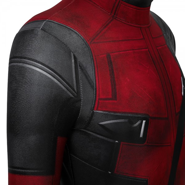 Kids Deadpool Cosplay Costume Deadpool Jumpsuit full set